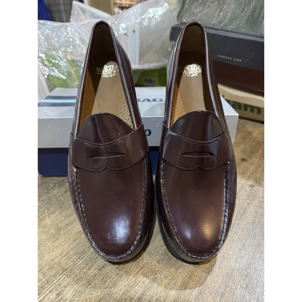 Sebago Men's Classic Genuine Leather Vapor Cordo Brush Off Size 15 3E
